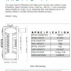 Alfa Arctic Reel Lava Red -Hengel Sets Winkel Alfa Arctic Reel Lava Red ALFAARCTLR XXX arctic reel specs 11