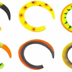 Custom Jumbo Slim Dragon Tails By Backlure Original Pacchiarini's