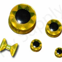 Diamond Fish Eyes -Hengel Sets Winkel Diamond Fish Eyes DIAMONDEYES XXX diamond geel