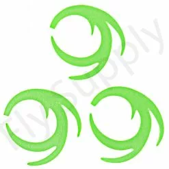 Dragon Tails XXL 3pc Original Pacchiarini's -Hengel Sets Winkel Dragon Tails XXL 3pc Original Pacchiarinis FSTYING DTXXL X chartreuse