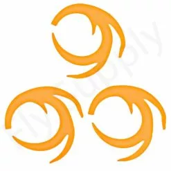 Dragon Tails XXL 3pc Original Pacchiarini's -Hengel Sets Winkel Dragon Tails XXL 3pc Original Pacchiarinis FSTYING DTXXL X fluo orange