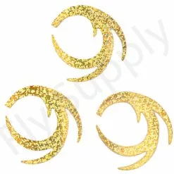 Dragon Tails XXL 3pc Original Pacchiarini's -Hengel Sets Winkel Dragon Tails XXL 3pc Original Pacchiarinis FSTYING DTXXL X holographic gold