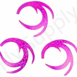 Dragon Tails XXL 3pc Original Pacchiarini's -Hengel Sets Winkel Dragon Tails XXL 3pc Original Pacchiarinis FSTYING DTXXL X holographic pink