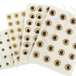 Epoxy Eyes Holographic Gold 20pc