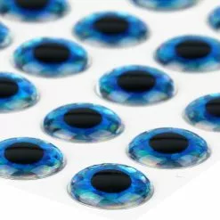 3D Epoxy Eyes Holographic Blue 20pc