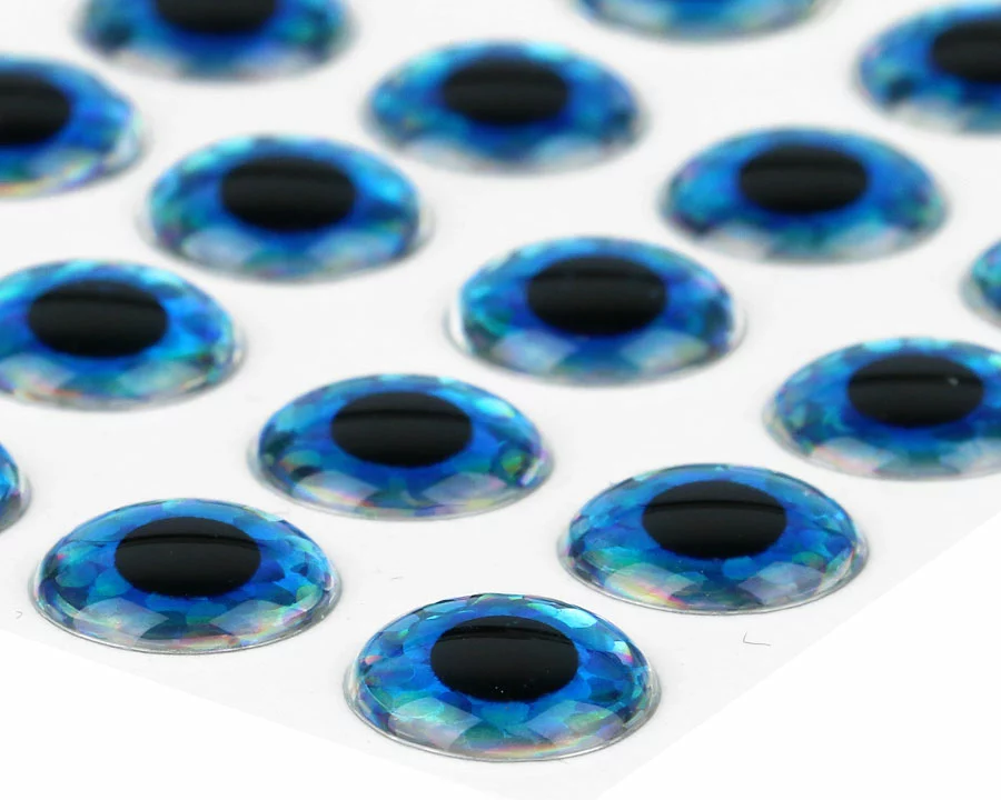 3D Epoxy Eyes Holographic Blue 20pc 3 3D Epoxy Eyes Holographic Blue 20pc