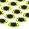 3D Epoxy Eyes Metalic Chartreuse 20pc
