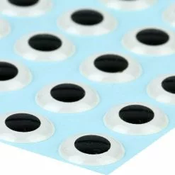 3D Epoxy Eyes White 20pc