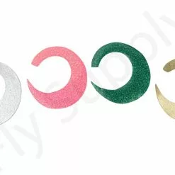 Glitter Wiggle Tails L 5pc