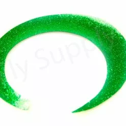 Glitter Wiggle Tails L 5pc -Hengel Sets Winkel Glitter20Wiggle20Tails20L20Green