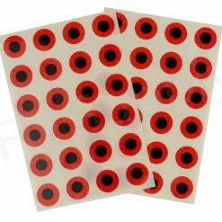 Stick On Eyes Black/red