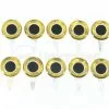 Funky Tab Eyes Gold/Silver 10pc -Hengel Sets Winkel TabGoldSilver