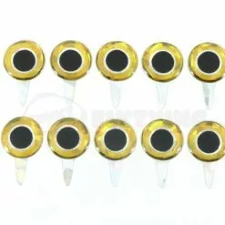 Funky Tab Eyes Gold/Silver 10pc