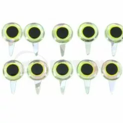 Funky Tab Eyes Mirage/Chartreuse 10pc -Hengel Sets Winkel TabMirageChartreuse