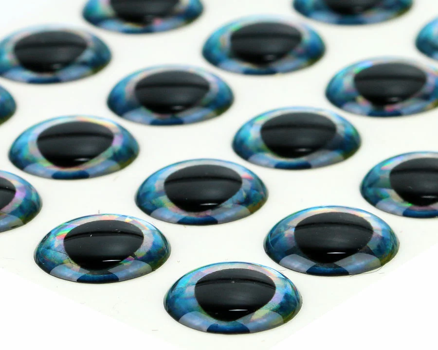 Ultra 3D Epoxy Eyes Aquamarine 20pc 4 Ultra 3D Epoxy Eyes Aquamarine 20pc - Afbeelding 2
