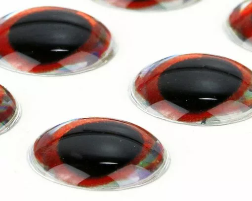 Ultra 3D Epoxy Eyes Basic Red 20pc -Hengel Sets Winkel U3D20Basic20Red1