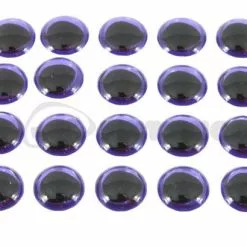 Funky Ultra Eyes 3D Eyes 12mm 20pc -Hengel Sets Winkel Ultra203D20Purple