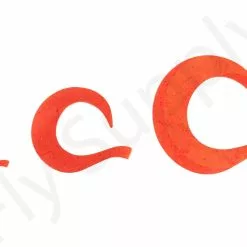 Vinyl Wiggle Tails Red Glitter