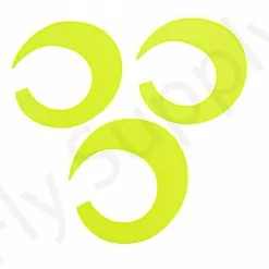 Wiggle Tails Jumbo Slim 3pc Original Pacchiarini's -Hengel Sets Winkel Wiggle Tails Jumbo Slim 3pc Original Pacchiarinis FSTYING WTJS X 14. fluo yellow