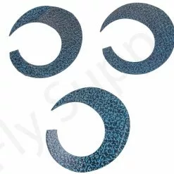 Wiggle Tails Jumbo Slim 3pc Original Pacchiarini's -Hengel Sets Winkel Wiggle Tails Jumbo Slim 3pc Original Pacchiarinis FSTYING WTJS X 3.holographic black