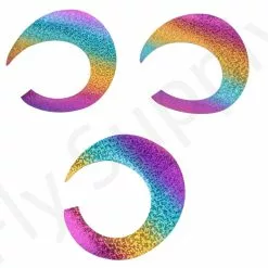 Wiggle Tails Jumbo Wide 3pc Original Pacchiarini's -Hengel Sets Winkel Wiggle Tails Jumbo Wide 3pc Original Pacchiarinis FSTYING WTJW X 6. rainbow