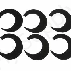 Wiggle Tails XL 6pc Original Pacchiarini's -Hengel Sets Winkel Wiggle Tails XL 6pc Original Pacchiarinis FSTYING WTXL X black