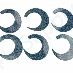 Wiggle Tails XXL 6pc Original Pacchiarini's -Hengel Sets Winkel Wiggle Tails XXL 6pc Original Pacchiarinis FSTYING WTXXL X holographic black