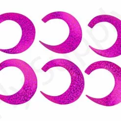 Wiggle Tails XXL 6pc Original Pacchiarini's -Hengel Sets Winkel Wiggle Tails XXL 6pc Original Pacchiarinis FSTYING WTXXL X holographic pink