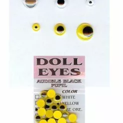 Doll Eyes Black/Yellow -Hengel Sets Winkel doll eyes20Yellow