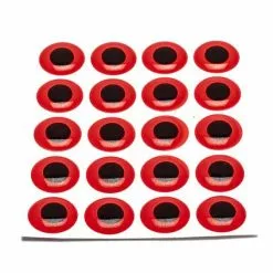 Pike Monkey Glowing Fluo Red Epoxy Eyes