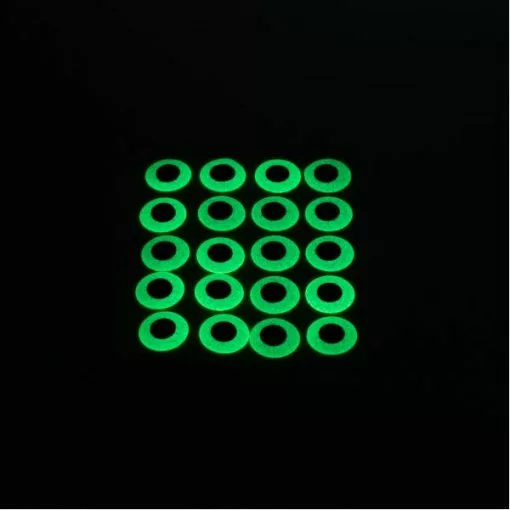 Pike Monkey Glowing Green Epoxy Eyes -Hengel Sets Winkel pm38 29892 2